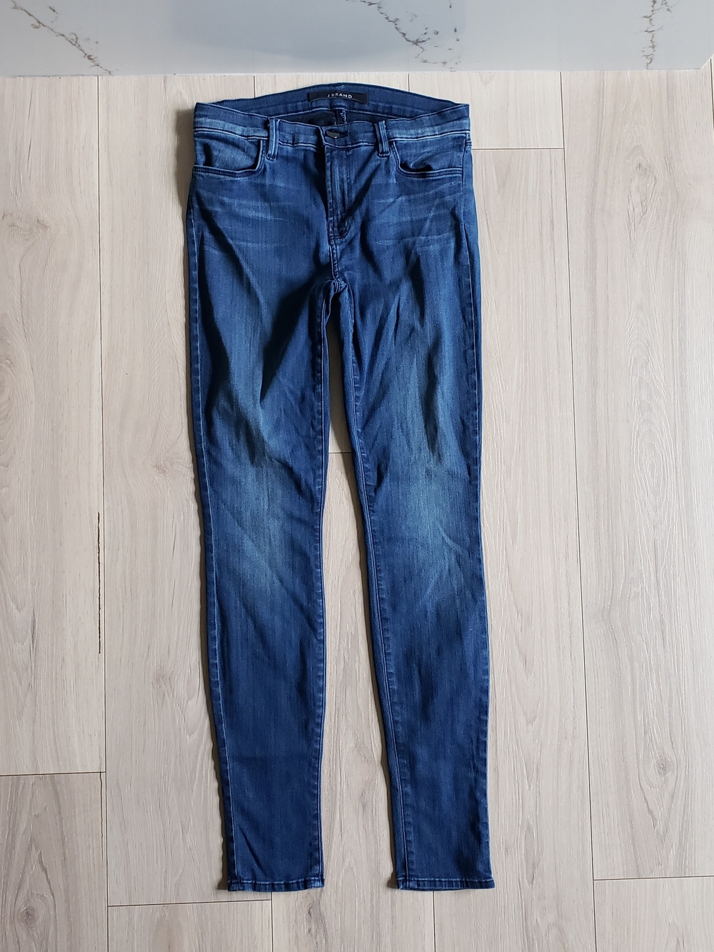 J Brand Women's Dark Blue Jeans Super Skinny